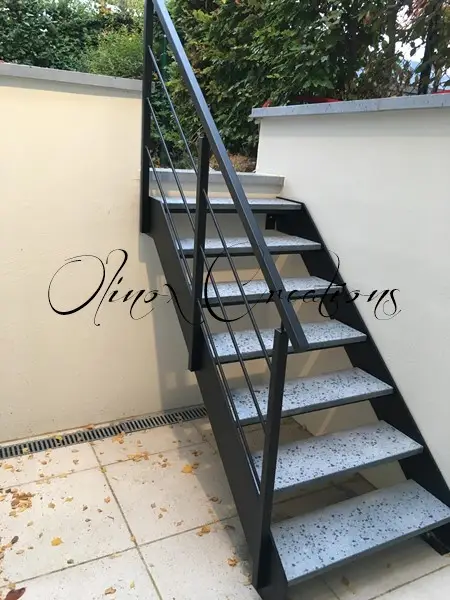Escalier droit