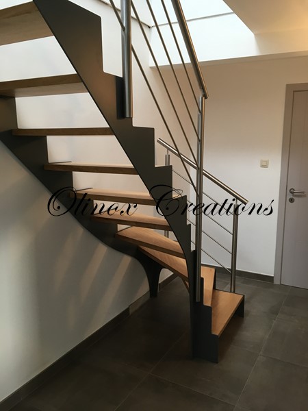 Escalier quart tournant 