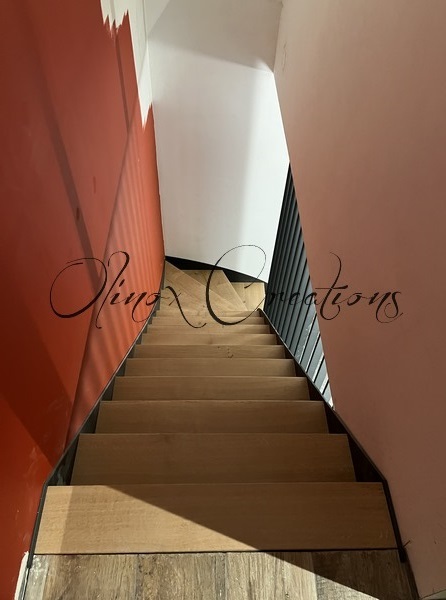 Escalier quart tournant bas