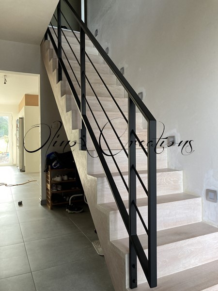 Garde corps sur escalier