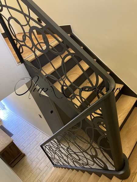 Garde corps sur rénovation escalier