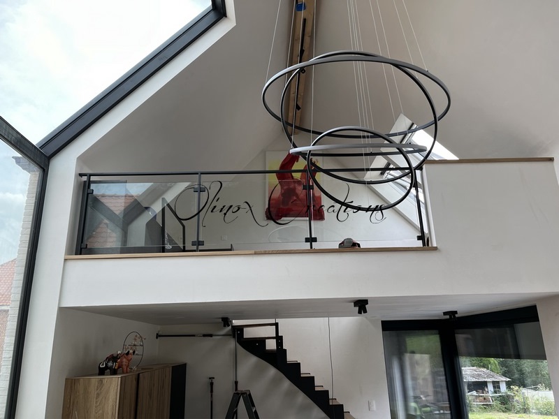 Garde corps sur mezzanine