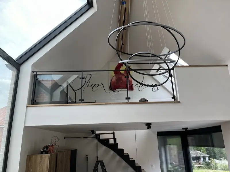 Garde corps sur mezzanine