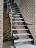 Escalier droit marches Alu