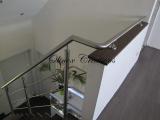 Escalier quart tournant limon inox