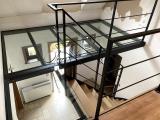 Mezzanine verre transparent