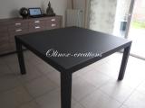 Table structure métal peint