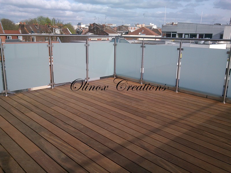 Terrasse Suspendue En Bois Balcon Inox Et Metal